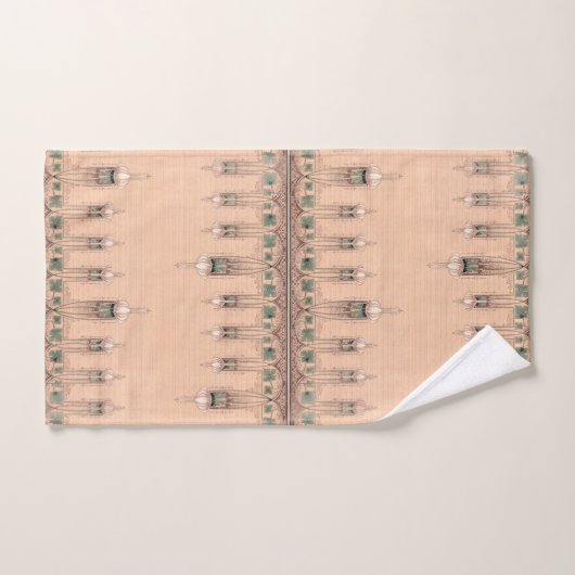 Ensemble de serviette de Bath de Nouveau Fleur de (Serviette à main)