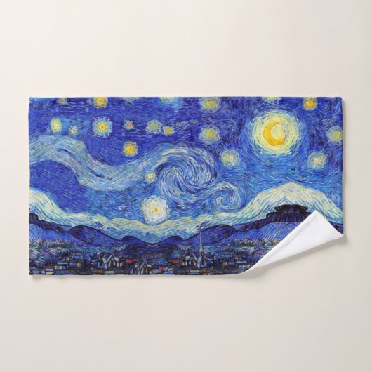 Ensemble de serviette de Bath de nuit étoilée (Serviette à main)