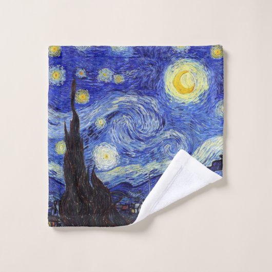 Ensemble de serviette de Bath de nuit étoilée (Gant de toilette)