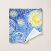 Ensemble de serviette de Bath de nuit étoilée de (Gant de toilette)