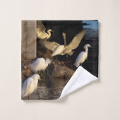 Ensemble de serviette de Bath de pêche de faune (Gant de toilette)