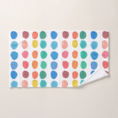 Ensemble de serviette de Bath de pois témoin de (Serviette à main)