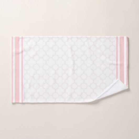 Ensemble de serviette de Bath de Quatrefoil de (Serviette à main)