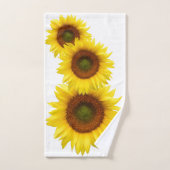 Ensemble de serviette de Bath de tournesol de jour (Serviette à main)