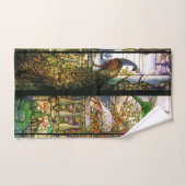 Ensemble de serviette de Bath de volière de fleurs (Serviette à main)