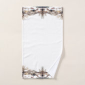 Ensemble de serviette de Bath d'étang de ferme de (Serviette à main)