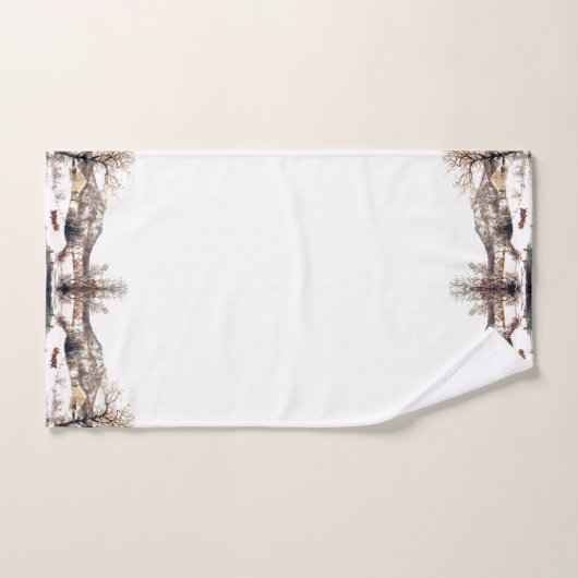 Ensemble de serviette de Bath d'étang de ferme de (Serviette à main)