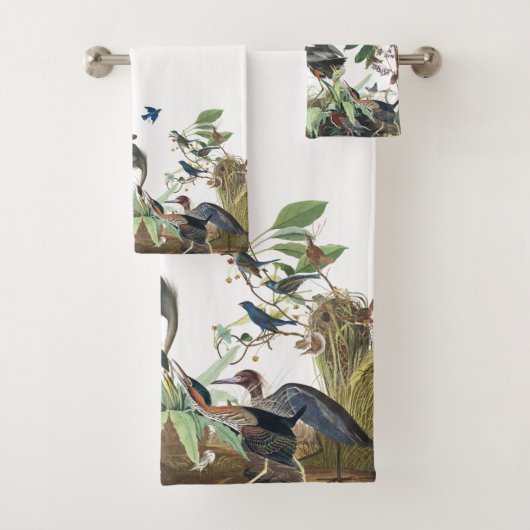 Ensemble de serviette de Bath d'oiseaux d'oiseau (En situation)
