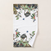 Ensemble de serviette de Bath d'oiseaux d'oiseau (Serviette à main)