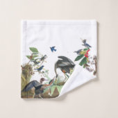 Ensemble de serviette de Bath d'oiseaux d'oiseau (Gant de toilette)