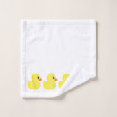 Ensemble de serviette "de canards en caoutchouc" (Gant de toilette)