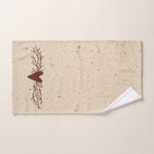 Ensemble de serviette de coeur de baie de pépin (Serviette à main)