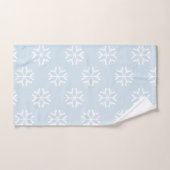 Ensemble de serviette de "flocon de neige" (Serviette à main)
