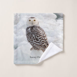 Ensemble de serviette de hibou de Milou