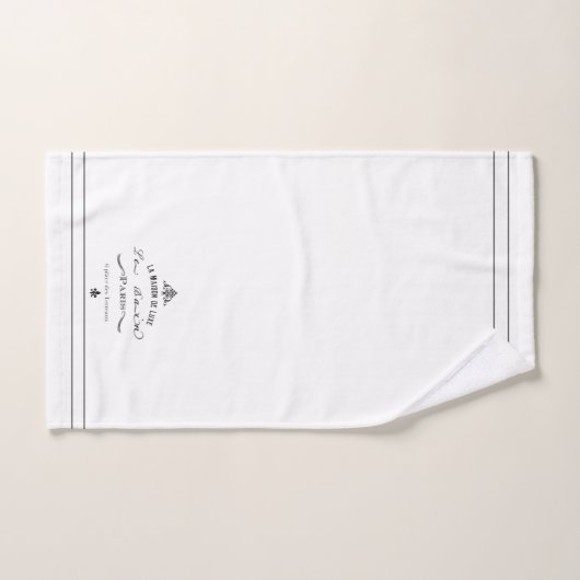 Ensemble de serviette de La Maison de Luxe (Serviette à main)