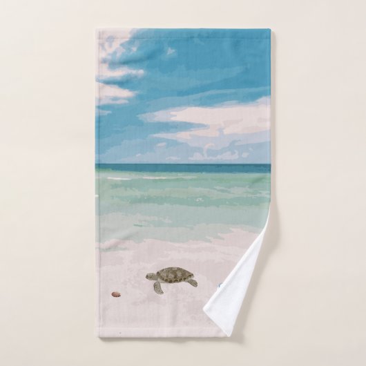 Ensemble de serviette de "océan" (Serviette à main)