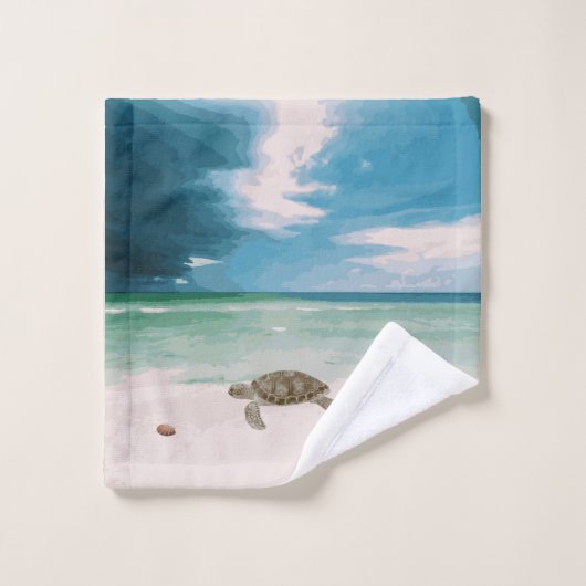 Ensemble de serviette de "océan" (Gant de toilette)