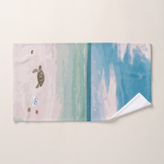 Ensemble de serviette de "océan" (Serviette à main)