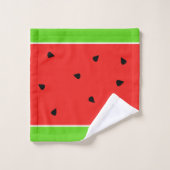Ensemble de serviette de "pastèque" (Gant de toilette)