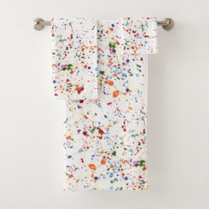 Ensemble de serviette "de peinture éclaboussée"