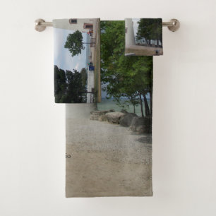 Ensemble de serviette de phare de Marblehead