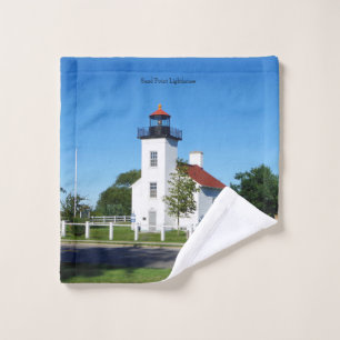 Ensemble de serviette de phare de point de sable