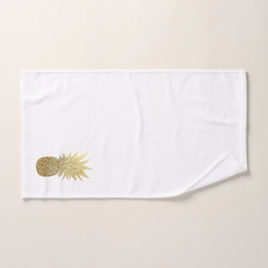 Ensemble de serviette de salle de bains d'ananas (Serviette à main)