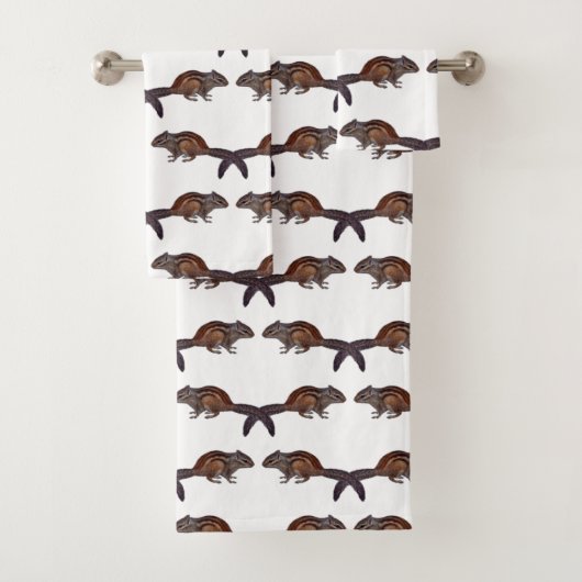 Ensemble de serviette de salle de bains de (En situation)