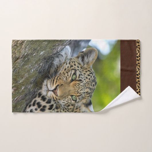 Ensemble de serviette de salle de bains de chat de (Serviette à main)