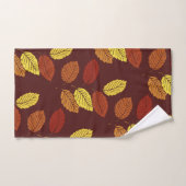 Ensemble de serviette de salle de bains de feuille (Serviette à main)