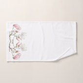 Ensemble de serviette de salle de bains de fleurs (Serviette à main)
