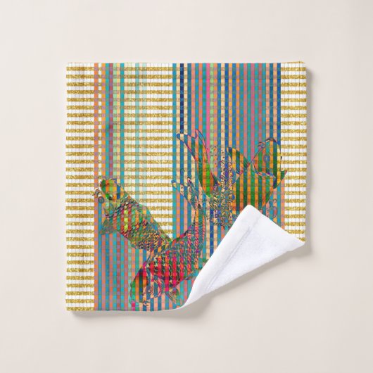 Ensemble de serviette de salle de bains de Koi (Gant de toilette)