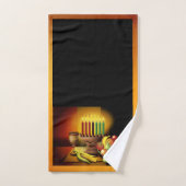 Ensemble de serviette de salle de bains de Kwanzaa (Serviette à main)