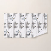 Ensemble de serviette de salle de bains de partie (Serviette à main)