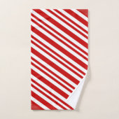 Ensemble de serviette de salle de bains de rayures (Serviette à main)