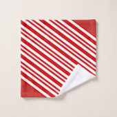 Ensemble de serviette de salle de bains de rayures (Gant de toilette)