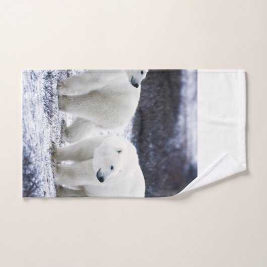 Ensemble de serviette de salle de bains d'ours (Serviette à main)