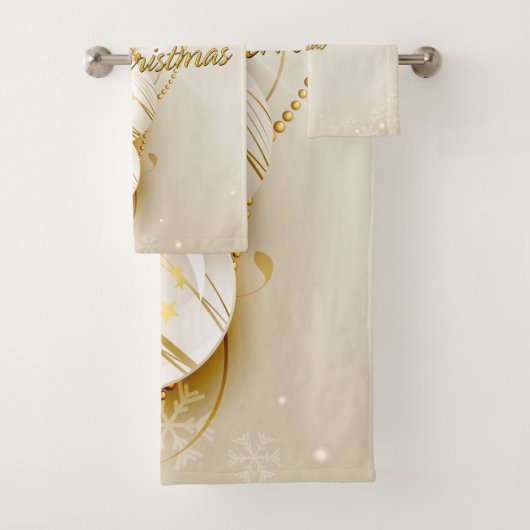 Ensemble de serviette de salle de bains du Joyeux (En situation)