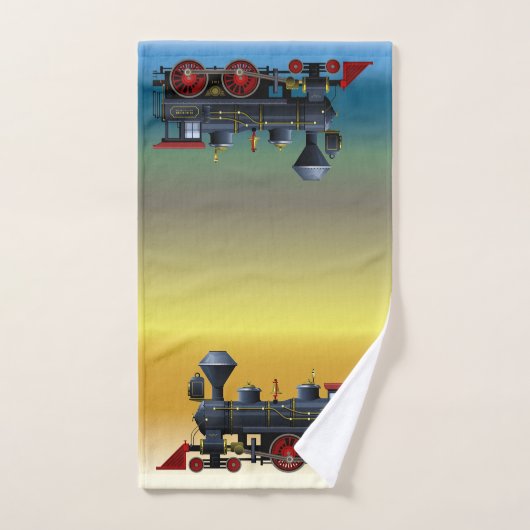 Ensemble de serviette de train de garçons (Serviette à main)