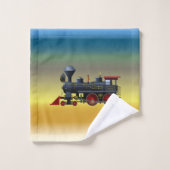 Ensemble de serviette de train de garçons (Gant de toilette)