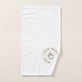 Ensemble de serviettes 3pc - Personnalisé (ajouter (Serviette à main)