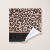 Ensemble de serviettes à imprimé léopard de luxe s (Gant de toilette)