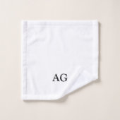 Ensemble de serviettes à monogramme en lettres noi (Gant de toilette)