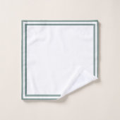 Ensemble de serviettes à personnaliser avec des in (Gant de toilette)