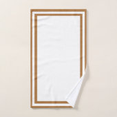 Ensemble de serviettes à personnaliser avec des in (Serviette à main)