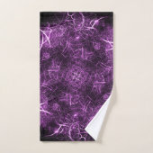 Ensemble de serviettes Abstrait violet de salle de (Serviette à main)