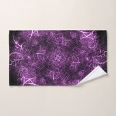 Ensemble de serviettes Abstrait violet de salle de (Serviette à main)