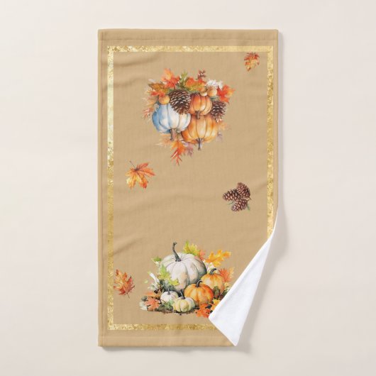 Ensemble de serviettes automne (Serviette à main)