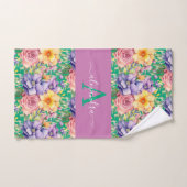 Ensemble de serviettes aux couleurs élégantes de p (Serviette à main)