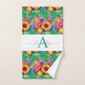 Ensemble de serviettes aux couleurs élégantes de p (Serviette à main)